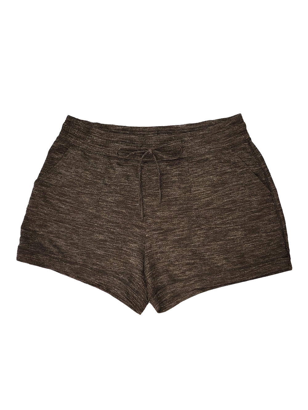 32 Degrees Cool Women's Large Black Space Dye Knit Shorts